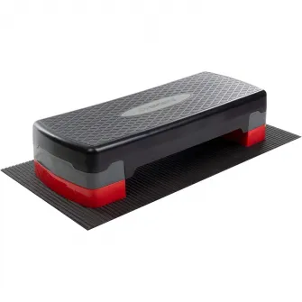 Stepper, reglabil pe inaltime, cu 2 trepte, 15cm, cu covoras, ScSPORTS