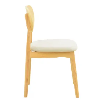 Scaun Cardith Alb 48x51x78 cm