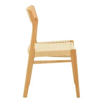 Scaun, Karlinda, Natural, 47.5x55x81 cm