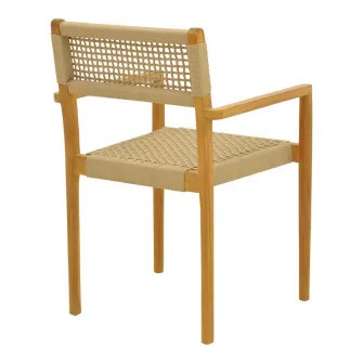 Scaun Lengan Bej 54x52x80 cm