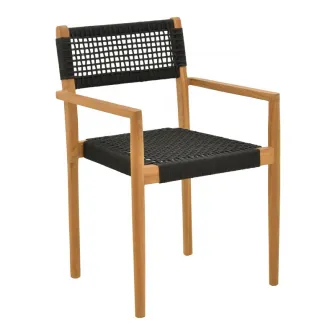 Scaun Lengan Negru 54x52x80 cm