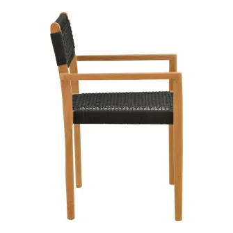 Scaun Lengan Negru 54x52x80 cm