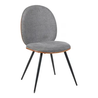 Scaun, Nerezy, Negru, 57.5x48x88 cm