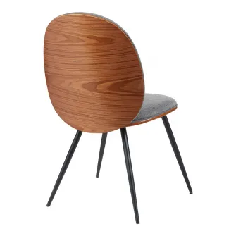 Scaun, Nerezy, Negru, 57.5x48x88 cm