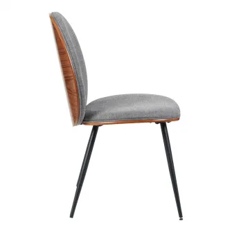 Scaun, Nerezy, Negru, 57.5x48x88 cm