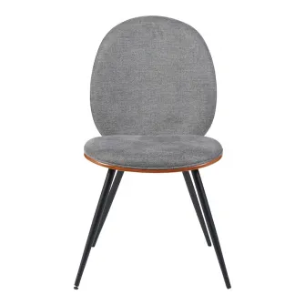 Scaun, Nerezy, Negru, 57.5x48x88 cm