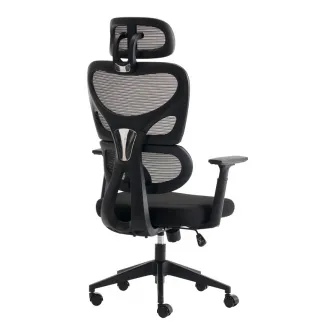 Scaun birou Cadrey Negru 67x64x128 cm