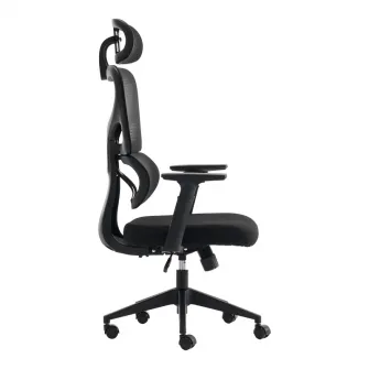 Scaun birou Cadrey Negru 67x64x128 cm