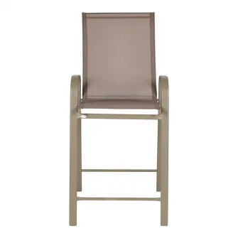 Scaun de bar, Calan, Maro deschis, 55x70x114 cm