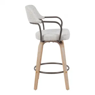Scaun de bar, Tertia, Bej, 54x52x98 cm