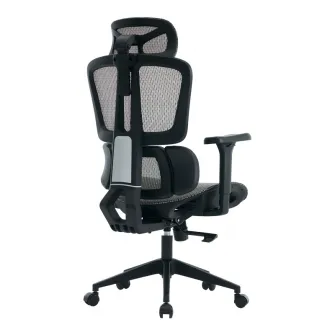 Scaun de birou, ErgoFlow, Negru, 73x64x135 cm