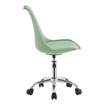 Scaun de birou, Gaston II, Verde menta, 48x57x90 cm
