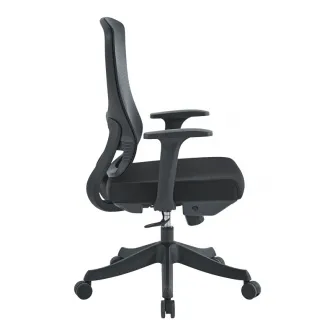 Scaun de birou, Litulo, Negru, 50.5x51x106 cm