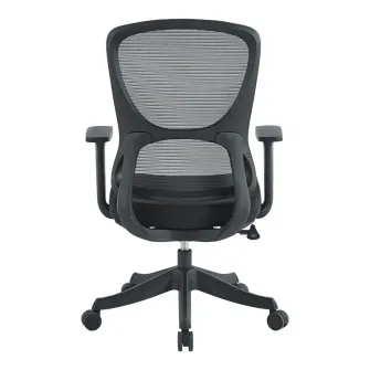 Scaun de birou, Litulo, Negru, 50.5x51x106 cm