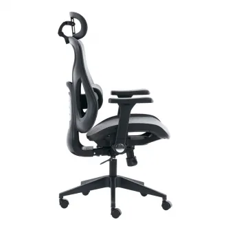 Scaun de birou, Mesgo, Negru, 68x72x136 cm