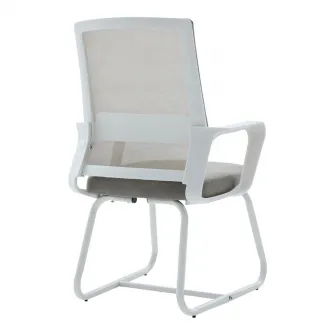 Scaun de birou, Palma, Alb, 52x46x94 cm
