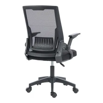 Scaun de birou, Penza, Negru, 58x48x102 cm