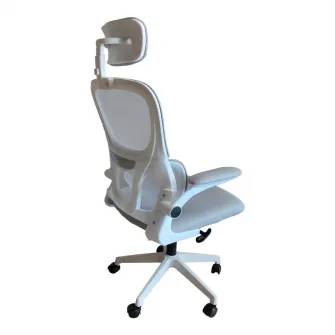 Scaun de birou, Recko, Gri, 64x58x133 cm
