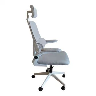 Scaun de birou, Recko, Gri, 64x58x133 cm