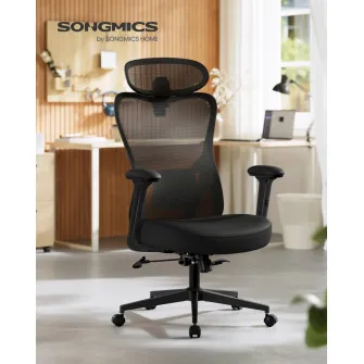 Scaun de birou Songmics Negru 67x70x119 cm