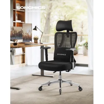 Scaun de birou Songmics Negru 70x70x136 cm
