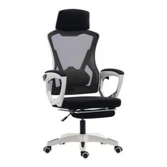 Scaun de birou V2, Meton, Negru, 60x48x128 cm