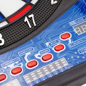 Board Darts, Harrows, Pro Master Choice 3 Shield, 35cm, 12 Sageti, Multicolor