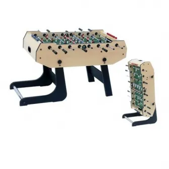 Masa de Fotbal mecanic International, rabatabila, maro, 138x73.5x83 cm