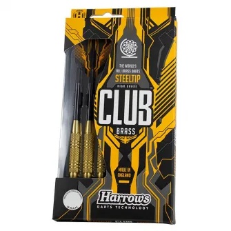 Set 3 sageti Club cu varf steeltip Brass Harrows 23 gr