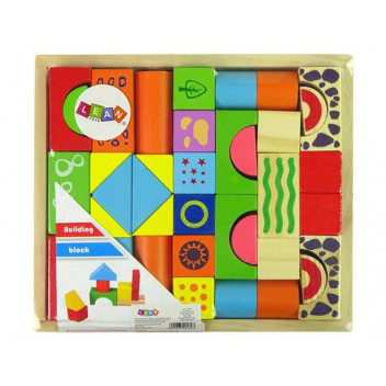 10350 Set blocuri din lemn diverse forme Castel