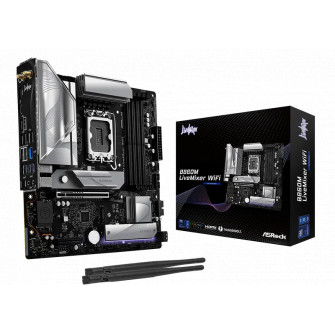 Placa de baza ASRock B860M LiveMixer WiFi, LGA1851, Intel B860, Micro-ATX