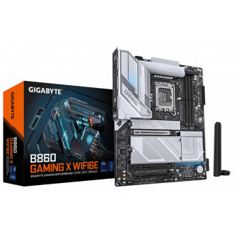 Placa de baza Gigabyte B860 GAMING X WIFI6E, LGA1851, Intel B860, ATX