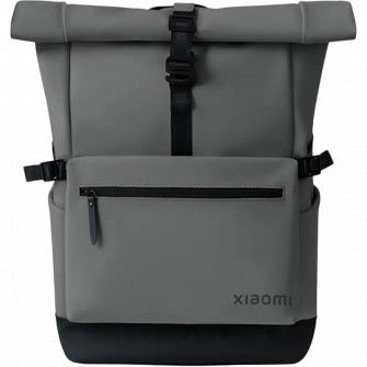 Rucsac Xiaomi Roll Top Casual, 15.6'', Tesatura, oliuretan, poliester, Gri
