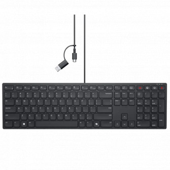 Tastatura DELL KB525C, Cu fir, Negru