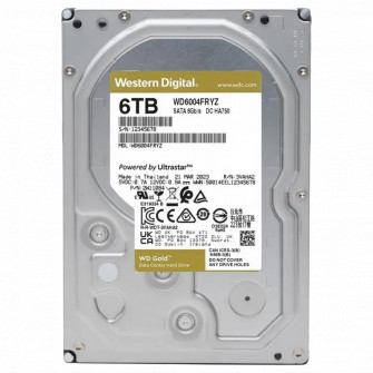 Unitate HDD Western Digital WD Gold, 3.5'', 6 TB