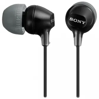 Casti pentru telefoane mobile SONY MDR-EX15LP, Cu fir, Negru