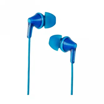 Casti pentru telefoane mobile Panasonic RP-HJE125E, Cu fir, Albastru