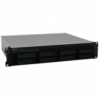 SYNOLOGY RS1221+, 8-bay, AMD Ryzen 4-core 2.2Ghz, 4Gb*1+1Slot, 4x1GbE, PCIe