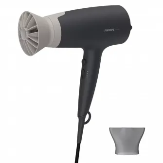 Uscator de par Philips BHD351/10, 2100 W, Negru | Gri