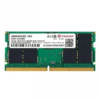 Memorie RAM Transcend JetRam, DDR5 SDRAM, 4800 MHz, 16GB, JM4800ASE-16G