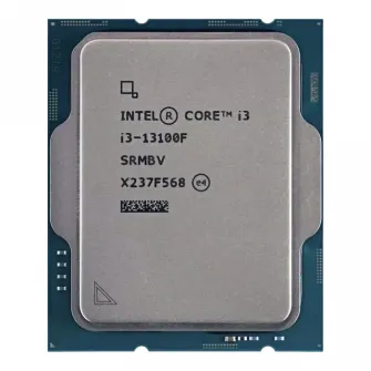 Procesor Intel Core i3-13100F, Fara grafica integrata, Tray
