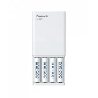 Incarcator Acumulatori Panasonic BQ-CC87USB, Alb