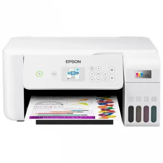 Multifunctional inkjet color Epson EcoTank L3266, Wireless, A4, Alb
