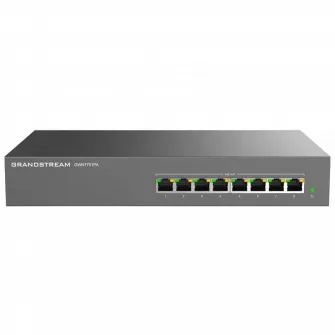 Comutator PoE Grandstream GWN7701PA, 8x IEEE 802.3af/at