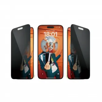 Sticla de protectie PanzerGlass iPhone 15 Plus Privacy wA, Transparent