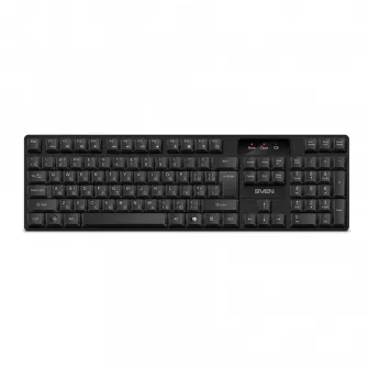 Tastatura SVEN KB-C2300W, Fara fir, Negru