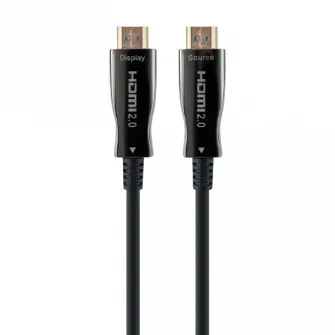 Cablu Video Cablexpert CCBP-HDMI-AOC-10M-02, HDMI - HDMI, 10m, Negru