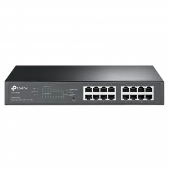 Switch TP-Link TL-SG1016PE, 16 porturi Gigabit
