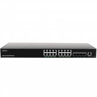 Comutator PoE Grandstream GWN7812P, 16x IEEE 802.3af/at