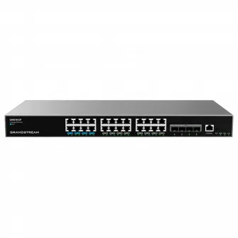 Comutator PoE Grandstream GWN7813P, 24x IEEE 802.3af/at